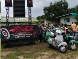 Pererat Sinergitas, Kimal Lampung Gelar Halal Bihalal dan Deklarasi Vespa Lampung Utara 