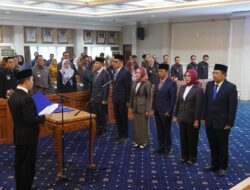 Sekdaprov Lampung Resmi Lantik Enam Pejabat Eselon II