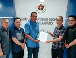 Lukmansyah Resmi Jabat Plt Ketua PWI Tulang Bawang, Gantikan Alamsyah