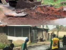 Pemkab Lampura Perbaiki Gorong-Gorong Muara Sungkai dan Jalan K.S. Tubun