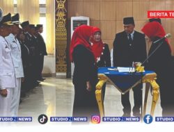 Segarkan Organisasi, Pemkab Lampung Utara Lantik 217 Pejabat Eselon III dan IV