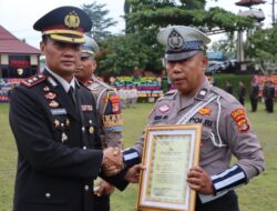 Amankan DPO Curat, 12 Personel Satlantas Polres Lampung Utara Terima Penghargaan