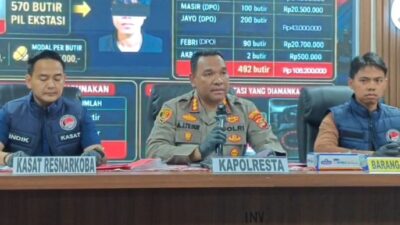 Eks Anggota TNI AU Ditangkap, Polisi Sita 157 Butir Ekstasi dan Senpi Rakitan