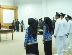 Optimalkan Pelayanan Publik, Sekda Tubaba Lantik 4 Camat, 40 Pejabat Administrator dan Pengawas