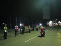 Polres Lampung Utara Jaga Ketertiban Malam Takbiran Idul Adha 1447 H