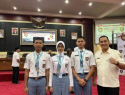 TIGA CALON PASKIBRAKA  MENGIKUTI  PEMBEKALAN KHUSUS DARI PPI LAMPURA