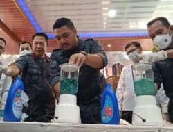BNNP Lampung Musnahkan Barang Bukti Pil Ekstasi dan Sabu