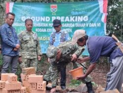 Dandim 0412 Lampura Hadiri Ground Breaking Jembatan Perintis Garuda Tahap V dan VI