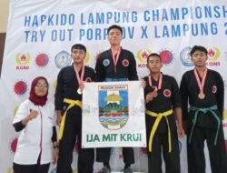 Borong 15 Medali, Kontingen Hapkido Pesisir Barat Guncang Lampung Championship 2026