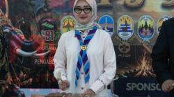Semangat Nengah Nyappur, Wagub Lampung Jihan Nurlela Buka Rakernas Purna Jambore Nasional 1991