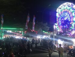 Pasar Malam Di Lampung Utara Diserbu Warga