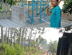 Tingkatkan Infrastruktur Desa, Pemdes BKR Bangun Sumur Bor Dan Drainase
