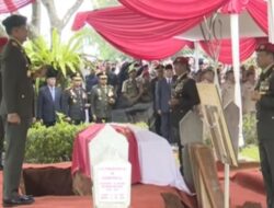 Prosesi Pemakaman Militer Jenderal TNI (Purn) Ryamizard Ryacudu Digelar di TMP Kalibata