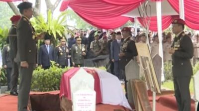 Prosesi Pemakaman Militer Jenderal TNI (Purn) Ryamizard Ryacudu Digelar di TMP Kalibata
