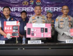 Ringkus Tiga Pengedar Sabu, Penangkapan Dramatis, Mobil Patroli Polsek Baradatu Ditabrak Pelaku