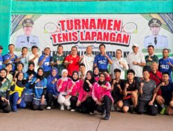 Persatuan Tenis Lapangan Lampung Utara Gelar Bupati Cup 2026 