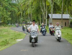 Deru Mesin Vespa Bupati Pesisir Barat Di Festival Teluk Stabas 2026
