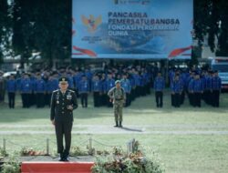 Hari Lahir Pancasila Dilapangan KORPRI Pemprov Lampung