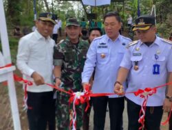 Dua Jembatan Perintis Garuda di Lampung Utara Diresmikan