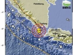 Tanggamus Lampung Baru Diguncang Gempa 4,9 Magnitudo