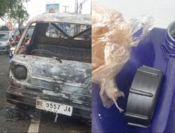 Mobil Pengangkut BBM Terbakar di Lampung Utara, Pengemudi Alami Luka Bakar