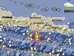 Gempa Magnitudo 5,6 Guncang Pacitan, BMKG Catat Empat Gempa Susulan