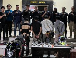TERBONGKAR! Empat Bandit Pembobol Toko di Tanggamus Diringkus, Ternyata Sudah Beraksi di 30 Lokasi