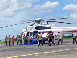 Ke Pesibar Presiden RI Gunakan Helikopter Dari Bandara Radin Intan II