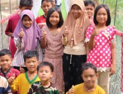 Senyum Anak-anak Pekurun, Jembatan Garuda Mengakhiri Perjuangan Menyeberangi Sungai