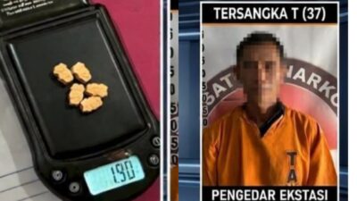 Pesta Narkoba di Dermaga, Pengedar Ekstasi di Rawajitu Selatan Diringkus Polisi