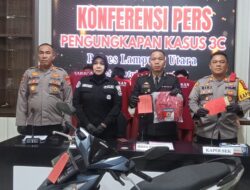 Sepekan Gelar KRYD, Polres Lampung Utara Ringkus 5 Pelaku Kejahatan