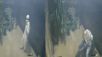 Aksi Nekat ‘Pocong’ Maling Motor di Kantor BPKAD Way Kanan, Keamanan Instansi Pemerintah Jadi Sorotan