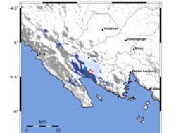 Baru Saja Gempa Dangkal Magnitudo 2,8 Guncang Tanggamus Lampung