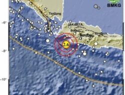 BMKG Catat Gempa Magnitudo 3.0 Magnitudo Di Selatan Bayah Banten, Tidak Berpotensi Tsunami