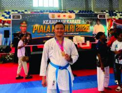 Raih Medali Emas, Bripda Aqneri Prasetya Harumkan Nama Polres Lampung Utara di Kapolri Cup 2026