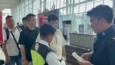 Penyalahgunaan Visa Kunjungan, Imigrasi Bandar Lampung Deportasi Tiga WNA Asal Tiongkok