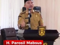 Bupati Parosil Mabsus, Tekankan Aparaturnya Tanggalkan Ego Sektoral