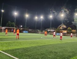 Panaskan Mesin, Tim Minisoccer SIWO PWI Lampung Berlatih  