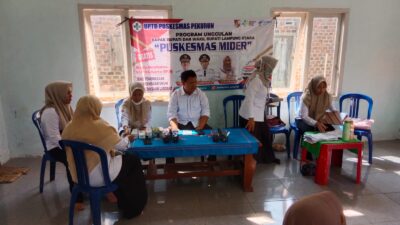 Wujud Nyata Program Unggulan Bupati dan Wakil Bupati, Puskesmas Mider Abung Pekurun Sigap Layani Puluhan Warga