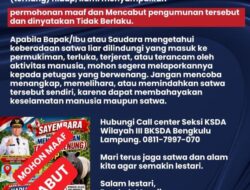 Mendadak Muncul Klarifikasi Sayembara Tapir Rp50 Juta Di Mesuji