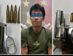 Niatnya Gaya ‘Self-Defense’, Pria Asal Muara Enim Malah Apes Terciduk Bawa Dua Senpi Rakitan Di Mesuji