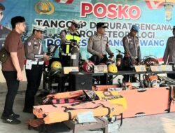 Siaga 24 Jam, Polres Tulang Bawang Siapkan Tim Reaksi Cepat Antisipasi Bencana