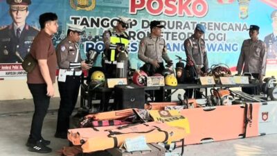 Siaga 24 Jam, Polres Tulang Bawang Siapkan Tim Reaksi Cepat Antisipasi Bencana