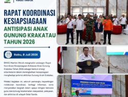 BMKG Maritim Merak Perkuat Sinergi Antarinstansi, Antisipasi Aktivitas Gunung Anak Krakatau 2026