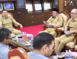 Kolaborasi Pembangunan Daerah, Pemkab Lambar Dan Kanwil kementrian Hukum RI