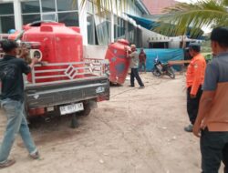Krisis Air Bersih, BPBD Mesuji Dapat Bantuan Alat Penjernih Air Dari BPBD Provinsi