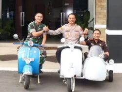 Ketika Vespa Menyatukan TNI, Polri, Dan Kejaksaan Di Lampung Utara
