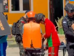 Batalyon C Pelopor Satbrimob Polda Lampung Edukasi Siswa SMA Kemala Bhayangkari Lampura