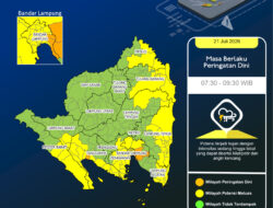 Prakiraan BMKG Cuaca Sepekan Di Lampung, Waspadai Potensi Cuaca Ekstrem