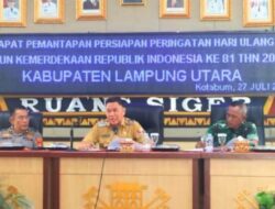 Pemkab Lampung Utara Matangkan Persiapan HUT RI ke-81